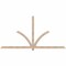 Ekena Millwork Redmond Smooth Timber Gable Bracket, Douglas Fir, 108"W x 54"H x 3 1/2"D x 3 1/2"F, 12/12 Pitch GBW108X54X0404RED00SDF - alternate 1